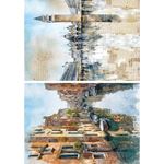 Set da 8 Carte di riso A walk in Venice A5