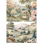 Set da 8 Carte di riso Afternoon Tea A5