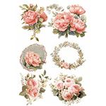 Set da 8 Carte di riso Afternoon Tea A5