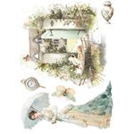 Set da 8 Carte di riso Afternoon Tea A5