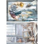 Set da 8 Carte di riso An artist journey A5