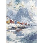 Set da 8 Carte di riso An artist journey A5