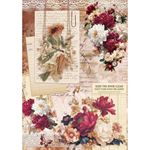 Set da 8 Carte di riso Book Lovers A5