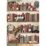 Set da 8 Carte di riso Book Lovers A5