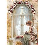 Set da 8 Carte di riso Book Lovers A5