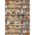 Set da 8 Carte di riso Cabinet of Curiosities A5