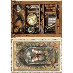Set da 8 Carte di riso Cabinet of Curiosities A5