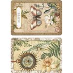 Set da 8 Carte di riso Cabinet of Curiosities A5