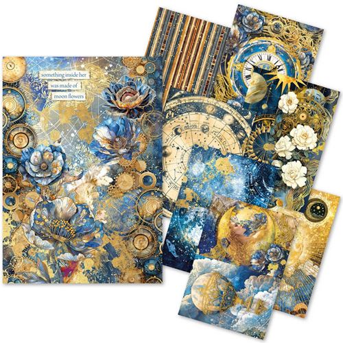 Set da 8 Carte di riso Celestial A5