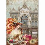 Set da 8 Carte di riso Chocolate Wanderlust A5