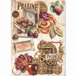 Set da 8 Carte di riso Chocolate Wanderlust A5