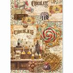 Set da 8 Carte di riso Chocolate Wanderlust A5