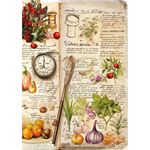 Set da 8 Carte di riso Cookbook A5