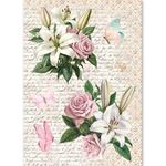 Set da 8 Carte di riso Courtly Love A5