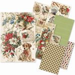Set da 8 Carte di riso Cozy Christmas A5