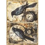 Set da 8 Carte di riso Dark Academia A5