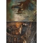 Set da 8 Carte di riso Dark Academia A5