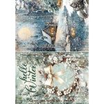 Set da 8 Carte di riso Forest Tales A5