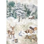 Set da 8 Carte di riso Forest Tales A5