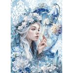 Set da 8 Carte di riso Frozen Land A5