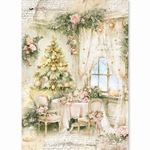 Set da 8 Carte di riso Golden Winter A5