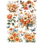 Set da 8 Carte di riso Hello Fall A5
