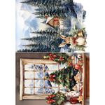 Set da 8 Carte di riso Hot Cocoa & Holly A5