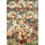 Set da 8 Carte di riso Hot Cocoa & Holly A5