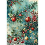 Set da 8 Carte di riso Hot Cocoa & Holly A5