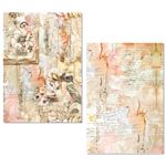 Set da 8 Carte di riso Lost in Time A5
