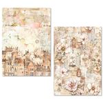 Set da 8 Carte di riso Lost in Time A5