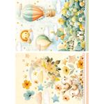 Set da 8 Carte di riso Lunibloom A5