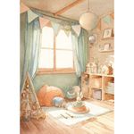 Set da 8 Carte di riso Lunibloom A5