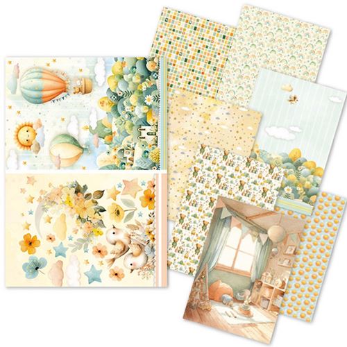 Set da 8 Carte di riso Lunibloom A5