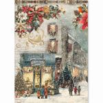 Set da 8 Carte di riso Merry & Bright A5