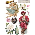 Set da 8 Carte di riso Neverland A5