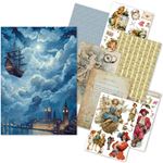 Set da 8 Carte di riso Neverland A5