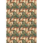 Set da 8 Carte di riso Polar Railway A5