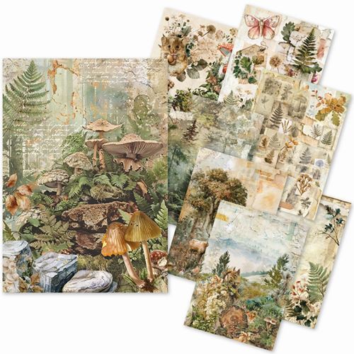 Set da 8 Carte di riso The Nature Journal A5