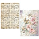 Set da 8 Carte di riso The sound of spring A5