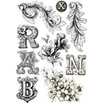 Set da 8 Carte di riso Typographic A5