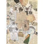 Set da 8 Carte di riso Typographic A5