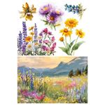 Set da 8 Carte di riso Yellowstone A5