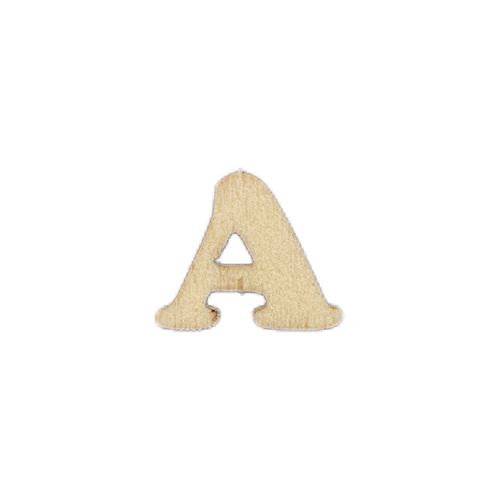 Lettera A in legno 2 cm