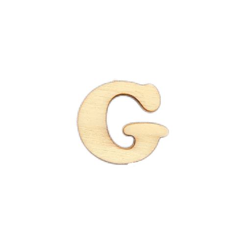 Lettera G in legno 2 cm