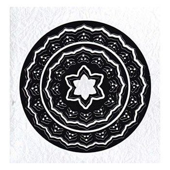 Shape Die Multi Frame Cerchio con Fiore