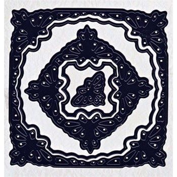 Shape Die Multi Frame Quadrato con decori