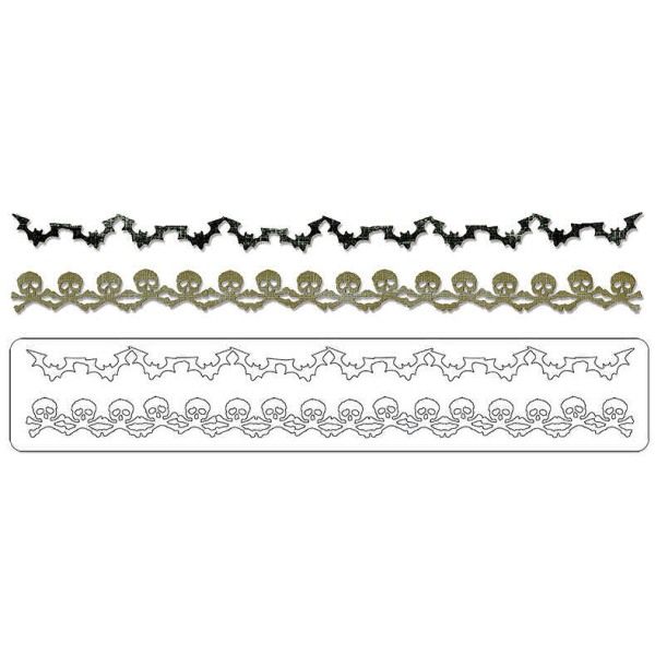 Sizzlits Decorative Strip Teschi e Pipistrelli