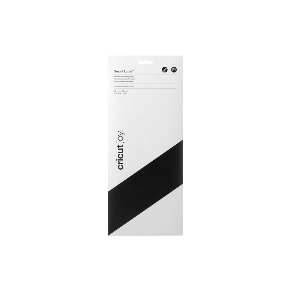 Cricut Smart Vinyl Rimovibile - Nero Opaco, 63,5 Cm X 1,5 M, Per Cricut Venture, Senza Tappetino, Per Uso Interno