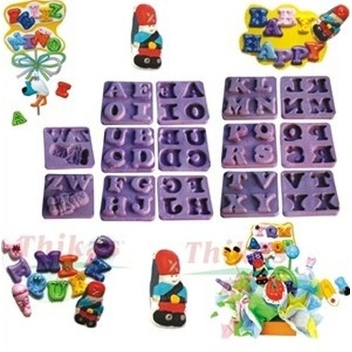 Stampi per Gomma Crepla Lettere alfabeto